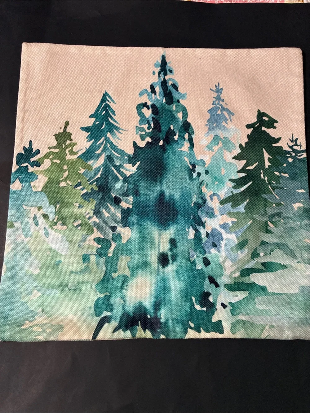 Pine Trees Pillow Covers (pair; stuffed pillow option)